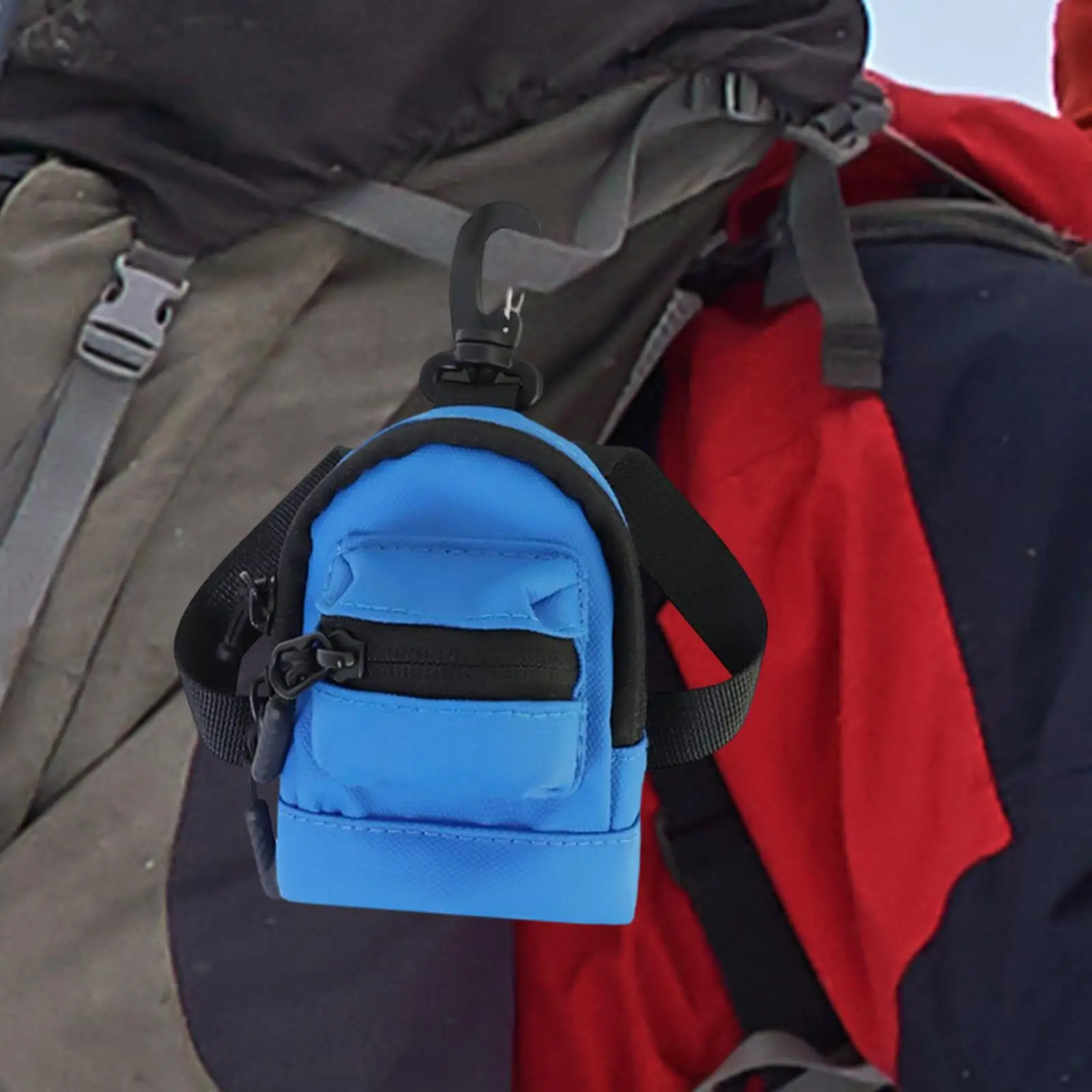 Reise Tragbare Mini Brieftasche Riemen Rucksack Anhänger Outdoor Brust Taille Tasche für Wandern Bergsteigen