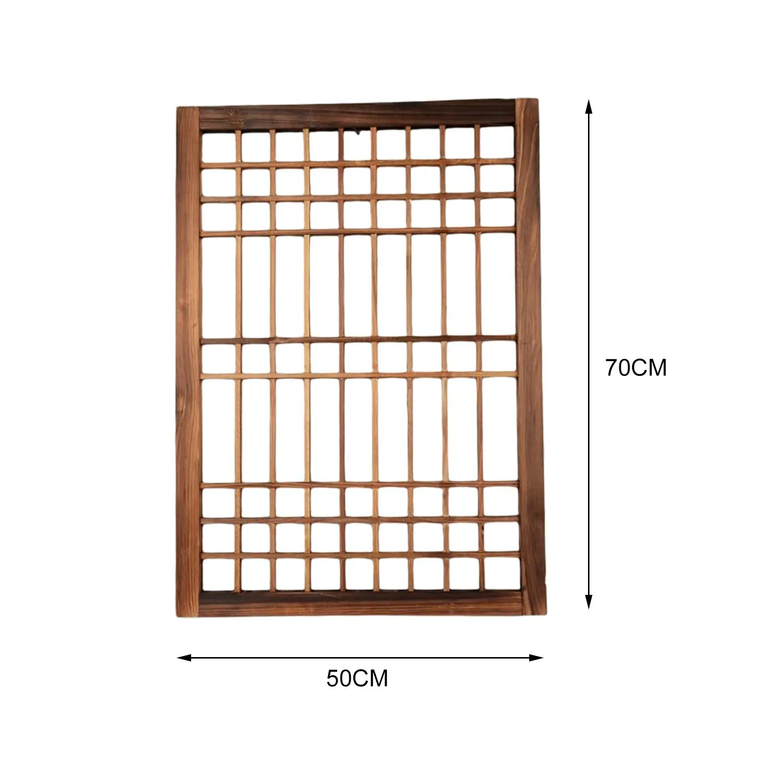 Wood Window Frame Garden Trellis Window Pane Easily Install Vintage Style