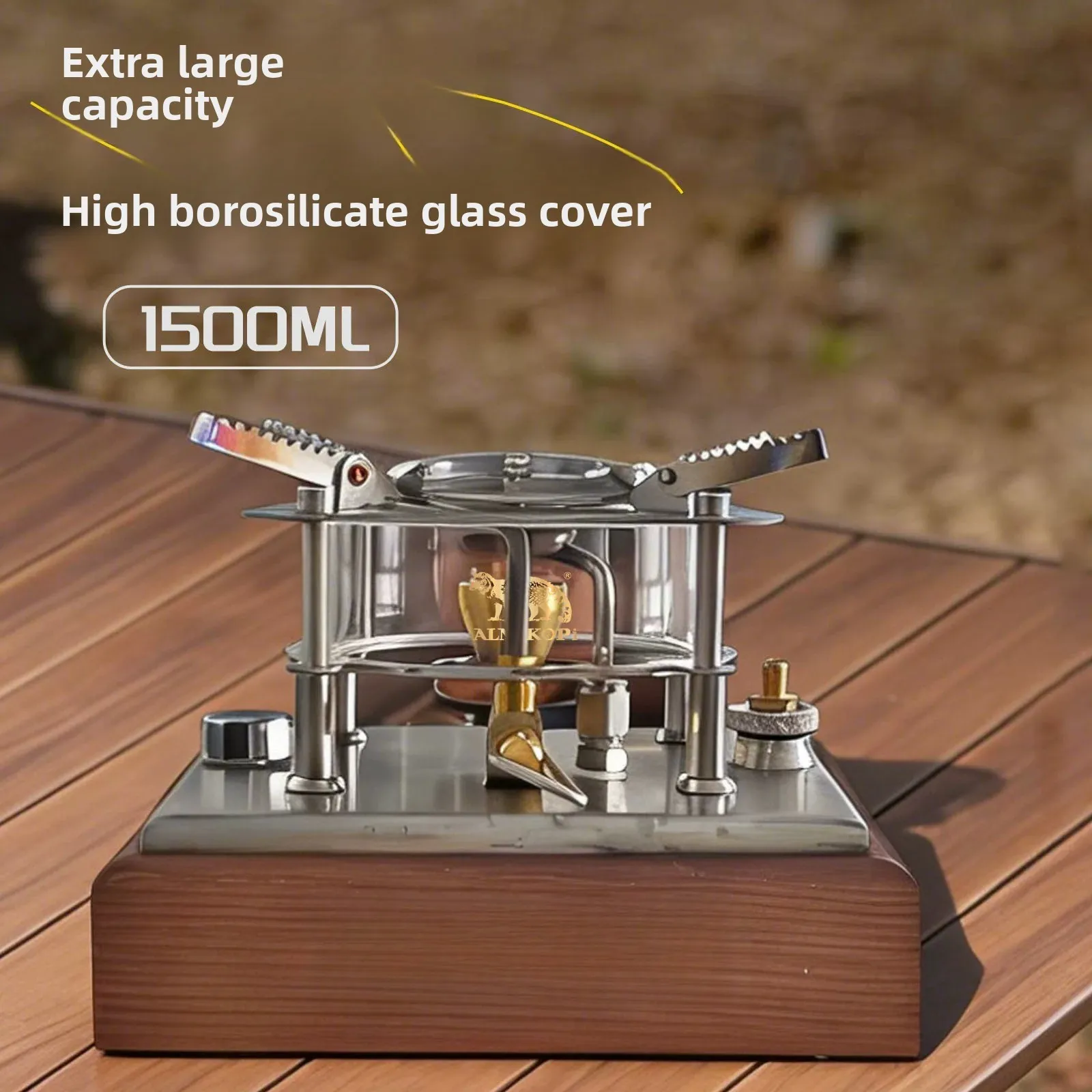High-efficiency alcohol stove multi-functional stove coffee roasting steam milk foam machine