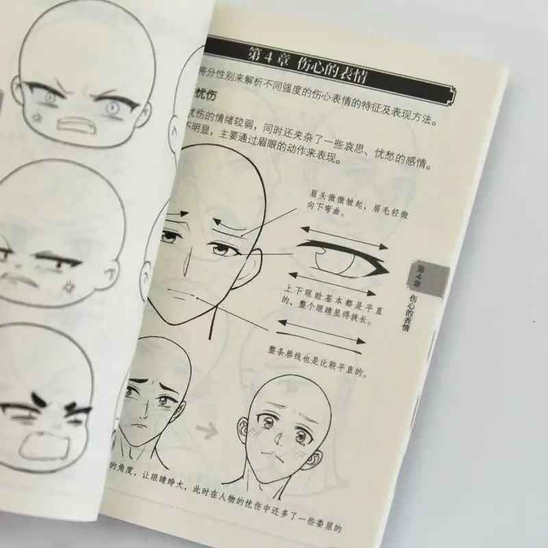 Emoji Manga Tutorial Pocket Book Character Emoji Hand Drawing Anime Practice Material