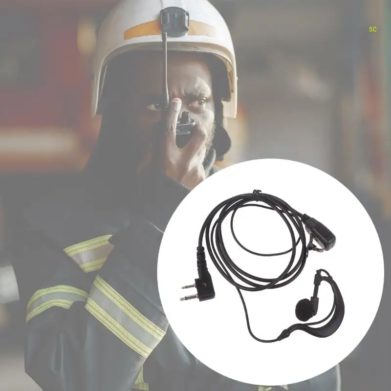 ชุดหูฟังอเนกประสงค์หูฟังพร้อมไมโครโฟนสำหรับวิทยุสองทิศทาง Secure Fit & ความทนทานยาวนานสำหรับ ICV8 V80 V80E v82 Dropshipping