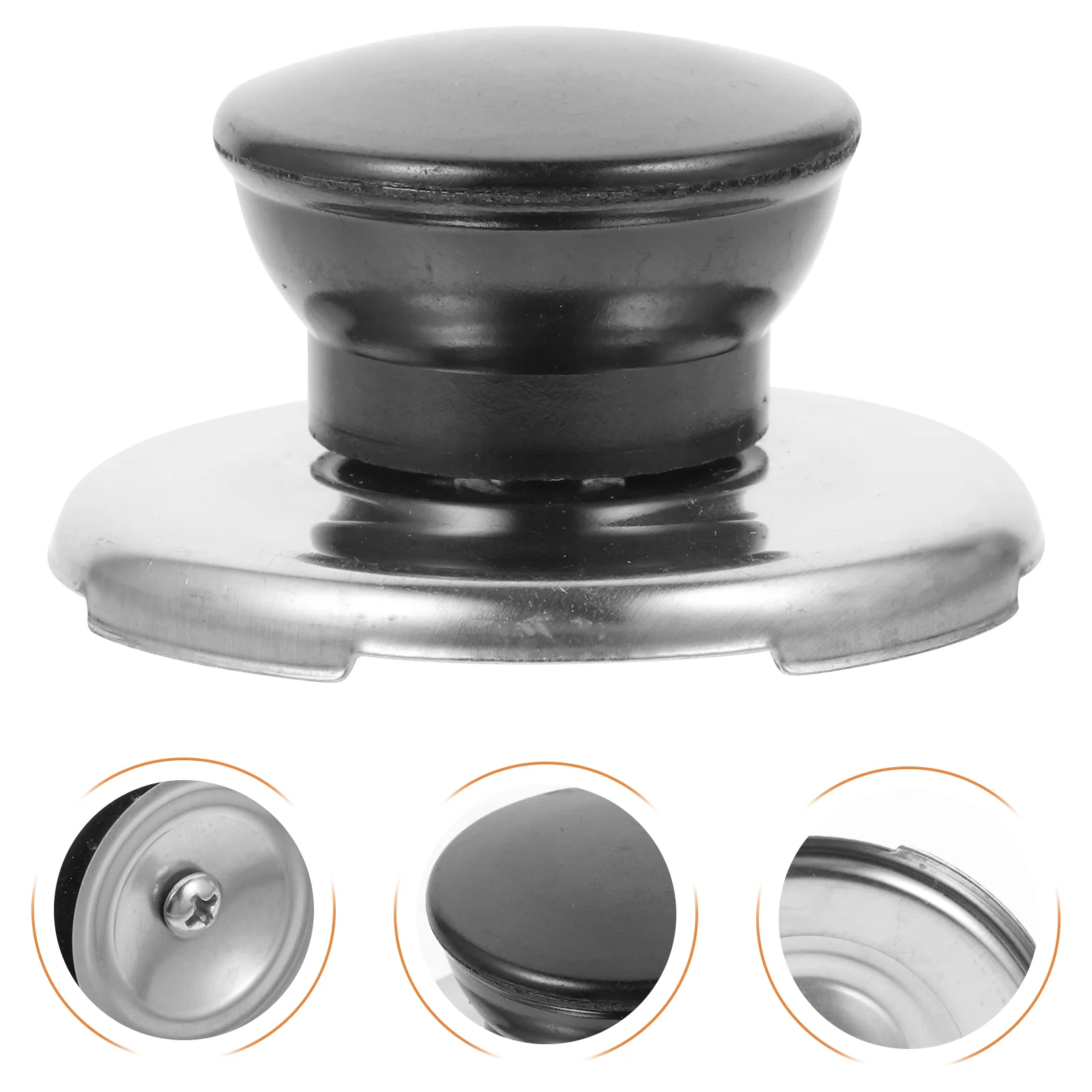 

Electric Kettle Ming Sound Pot Cap Whistling Teakettle Lid Knob Heating Cover Sounding Vocalize Kit Silver