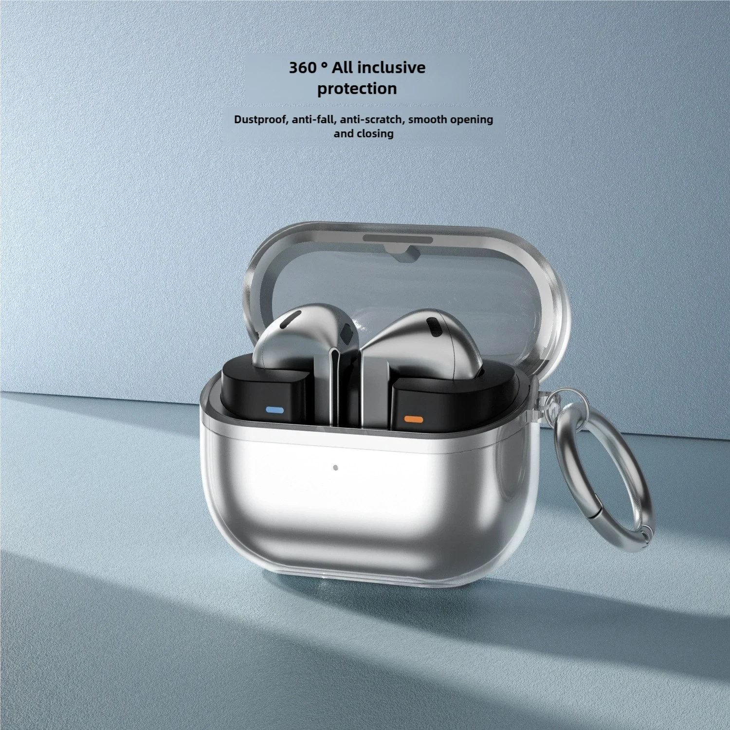 Funda transparente para Samsung Galaxy Buds 3 y Galaxy Buds 3 Pro, funda protectora transparente de TPU suave para Galaxy Buds 3 / Buds 3 Pro
