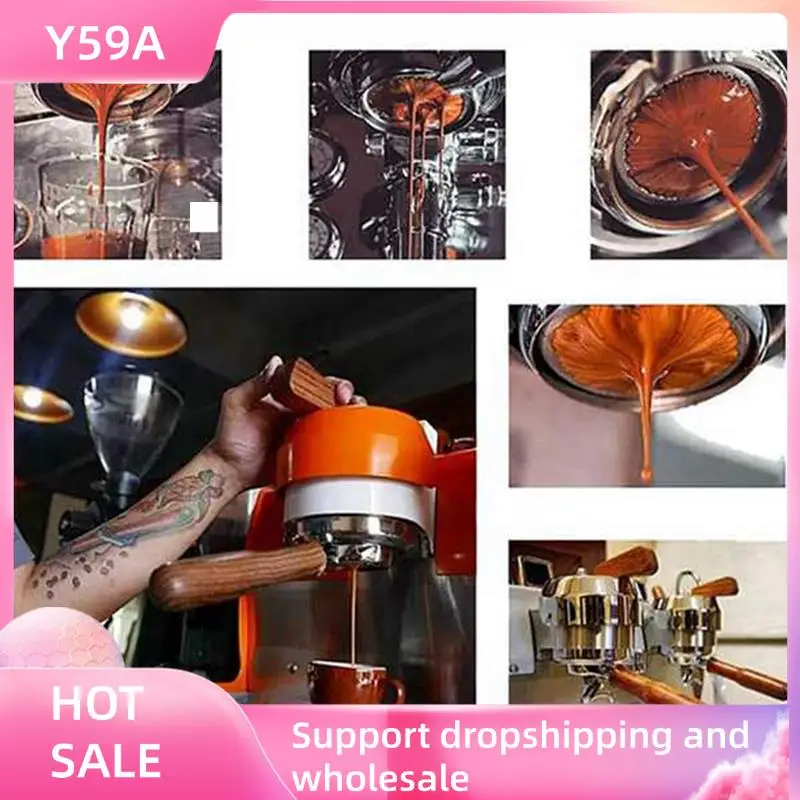 Y59A 8Pack 54Mm Filter Basket For Breville Sage 870/875/878/880 54Mm Semi-Automatic Coffee Machine Bottomless Handle Filter