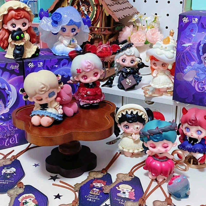 

TARTI Ghost in Hotel Series Blind Box Figure Toys Kawaii Anime Doll Surprise Box Collection Model Cartoon Ornament Birthday Gift