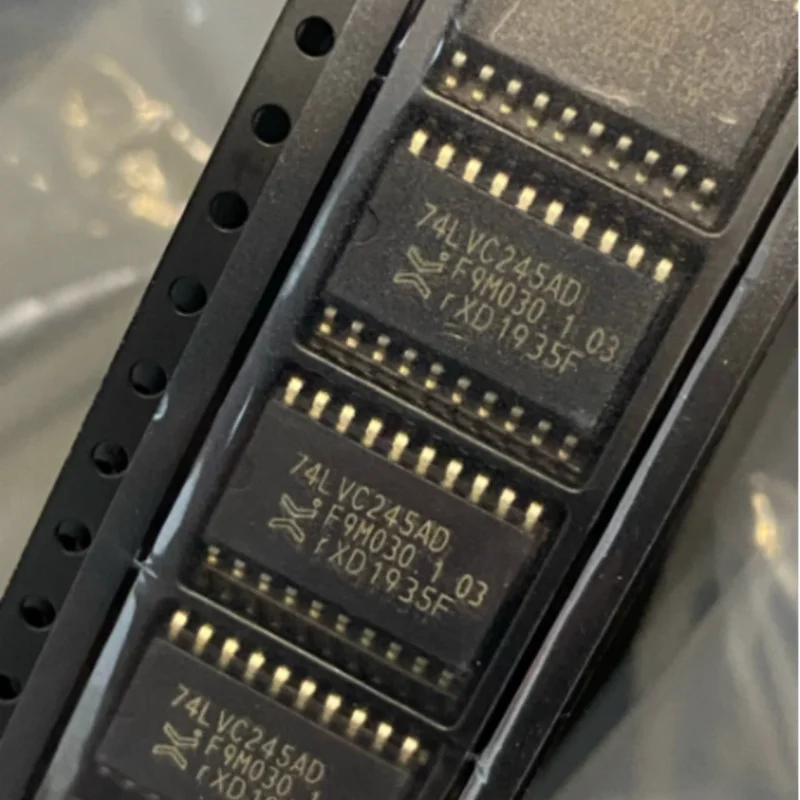 10PCS 74LVC245AD New Original Octal Bidirectional Bus Transceiver 3-State Output Logic IC SOIC-20 SMD