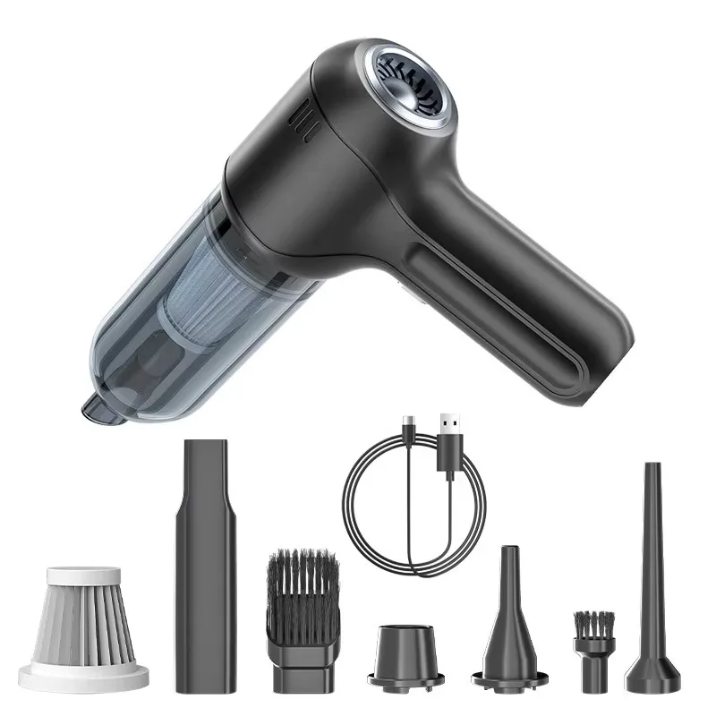 

Powerful Car and Household Brushless Vacuum Cleaner with Integrated Blower Small Handheld with Extreme Suction Force