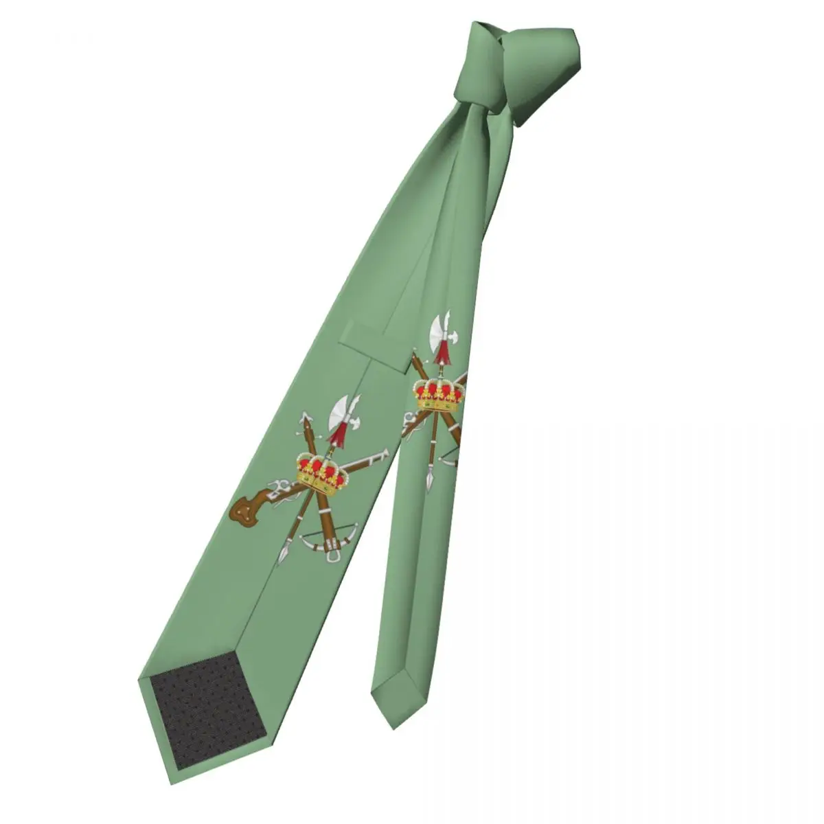 Spanish Legion Necktie Mens Custom Silk Spain Army Military Neck Ties for Party