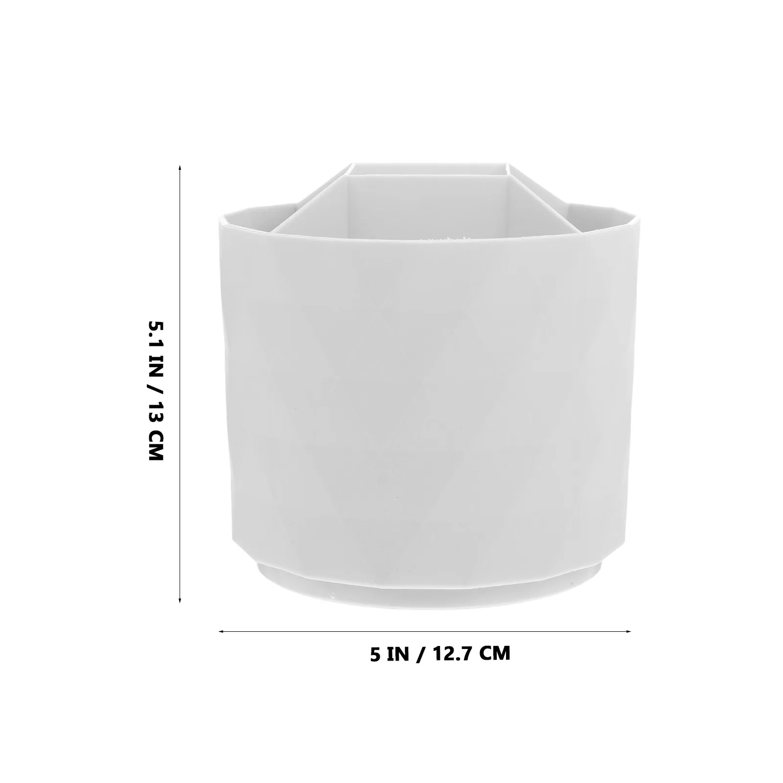 2Pcs Spinning Makeup Brush Holder Rotatable Vanity Organizer for Brushes Pens Stationery Bathroom Essentials Desktop Countertop