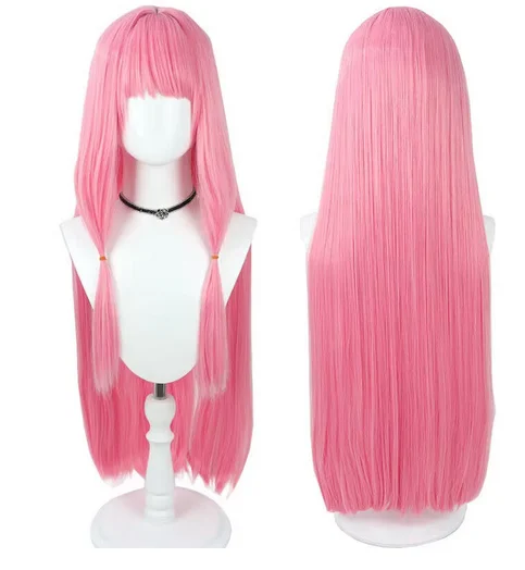 Kotonoha Akane Cosplay Wigs 90cm Women Long Straight Pink Party Synthetic Hair