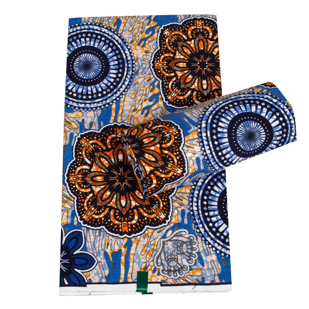 Veritable Dutch Super-W Guaranteed Super Real Wax Print Fabric Hollandais Pagne Africa Dress 100% Cotton Wax Pagne Tissu