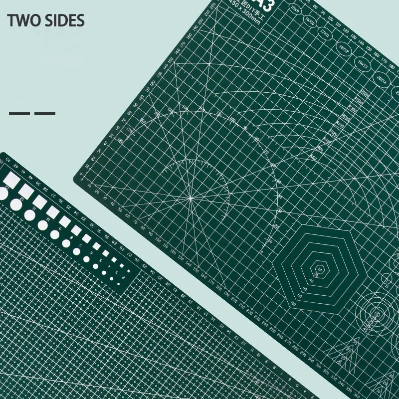 แผ่นรองตัด มีดตัด งานฝีมือ DIY อุปกรณ์สำนักงาน หนาพิเศษ A3 สีสันหลากหลาย ฟังก์ชั่นหลากหลาย ตัดได้เอง ซ่อมแซมตัวเองได้