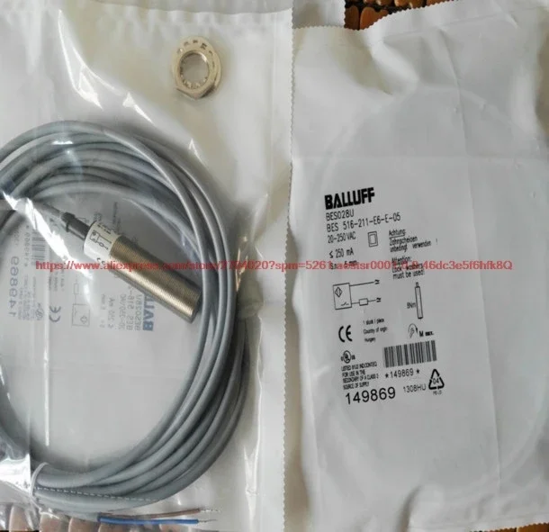 

100% NEW BES 516-211-E6-E-05 Proximity Switch Inductive Sensor AC/DC Universal Normally Open Sensor