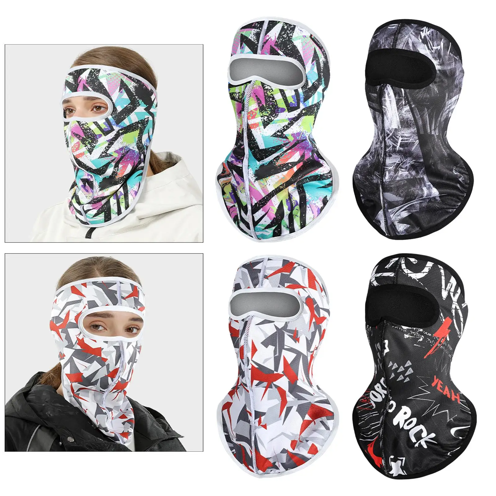 

Thermal Fleece Neck Balaclava Hat Weather Gear Multifunctional Scarf for Winter Outdoor Motor Bike Ice Fishing Men