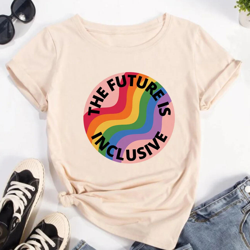 Pride Lgbt Lgbtq shirt girl Breathable Retro Graphic Trendy Digital t-shirt Pastel Digital Graphic kawaii Pop Culture Gothic