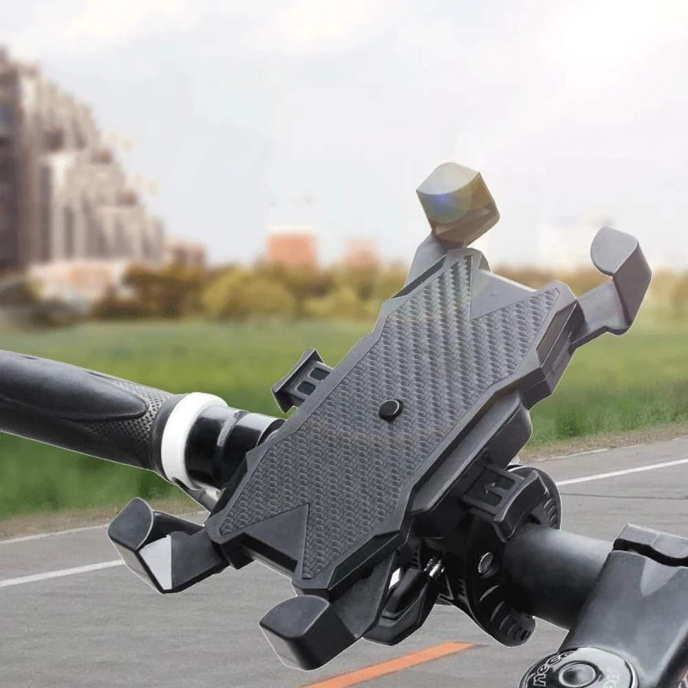 Phone Navigation Holder Auto Lock Motorcycle Electric Bicycle  Rearview Mirror Mobile Phone Navigation Holder