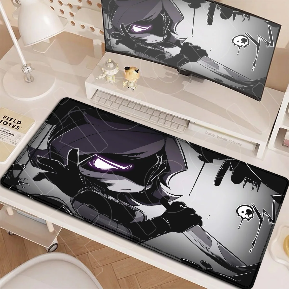 Office Computer Keyboard Mat Anime M-murder Uzi N V J Table Carpet Large Murder Drones Mouse Pad PC Gaming Accessories 900x400mm