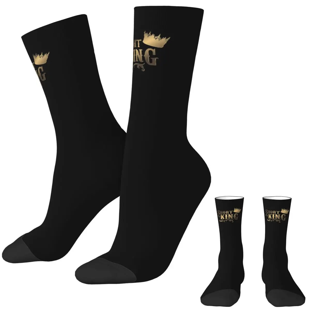 Kurze König Socken Männlichkeit lässige Strümpfe Unisex Männer Qualität Outdoor-Socken Frühlings muster rutsch feste Socken