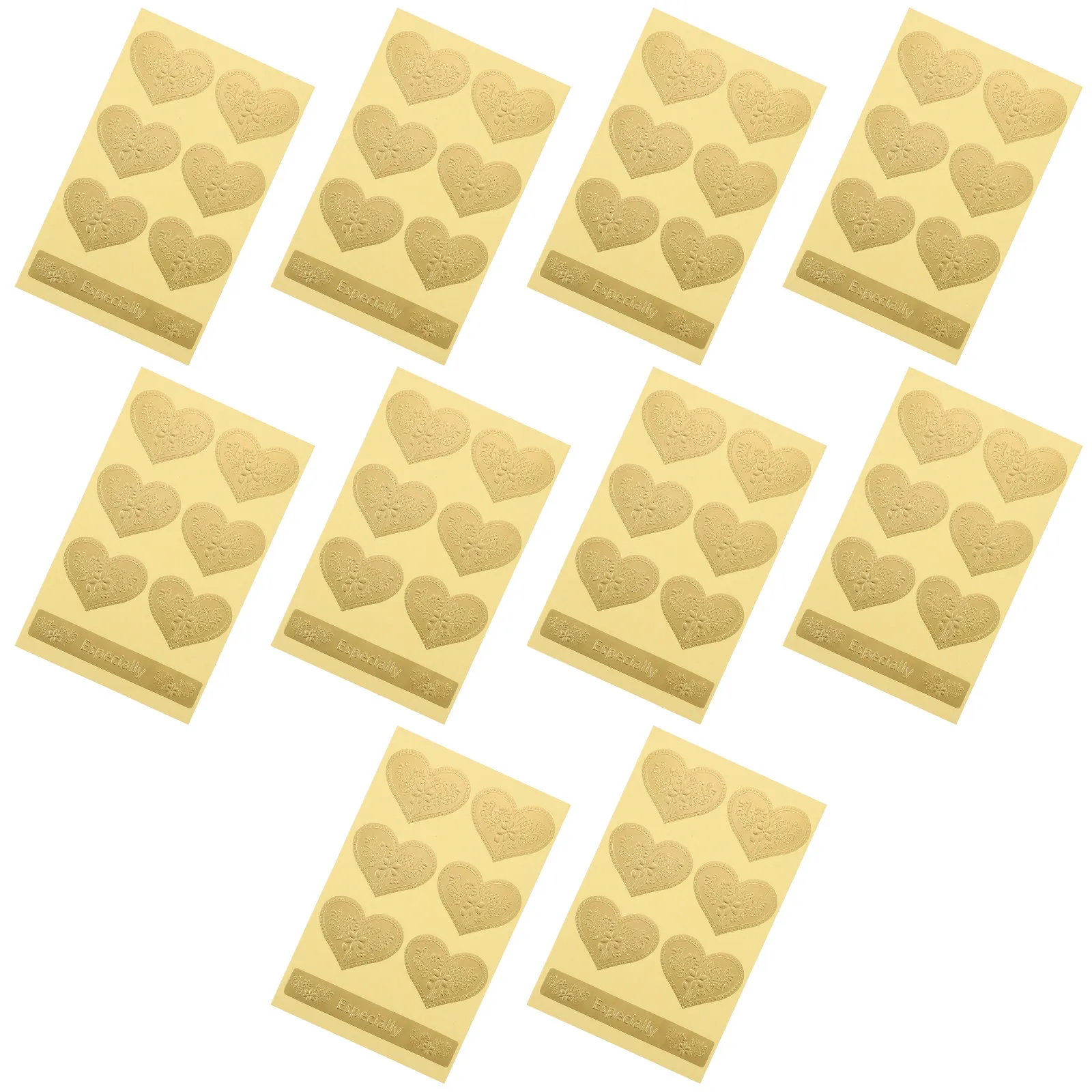 

10 листов фигурных наклеек с тиснением и бронзовым эффектом, бумага для DIY-проектов, наклейки для детского творчества и домашнего декора