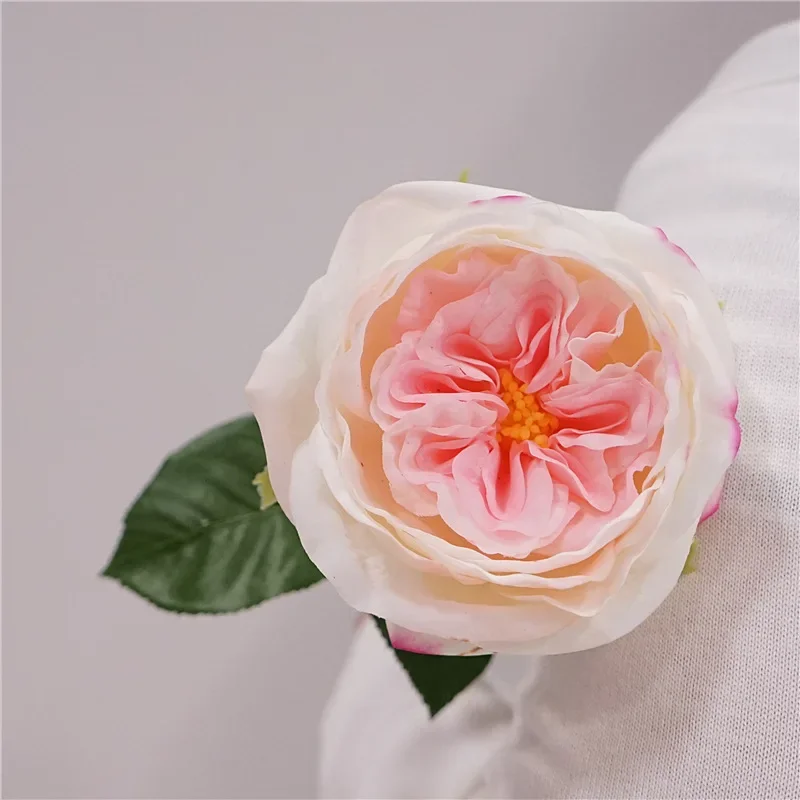 5 Stück feuchtigkeitsspendende Austin-Rosen, echte Rosen, Brautstrauß, Hochzeitsfeier, Blumenarrangement, Heimdekoration, Ornamente – Detail 18