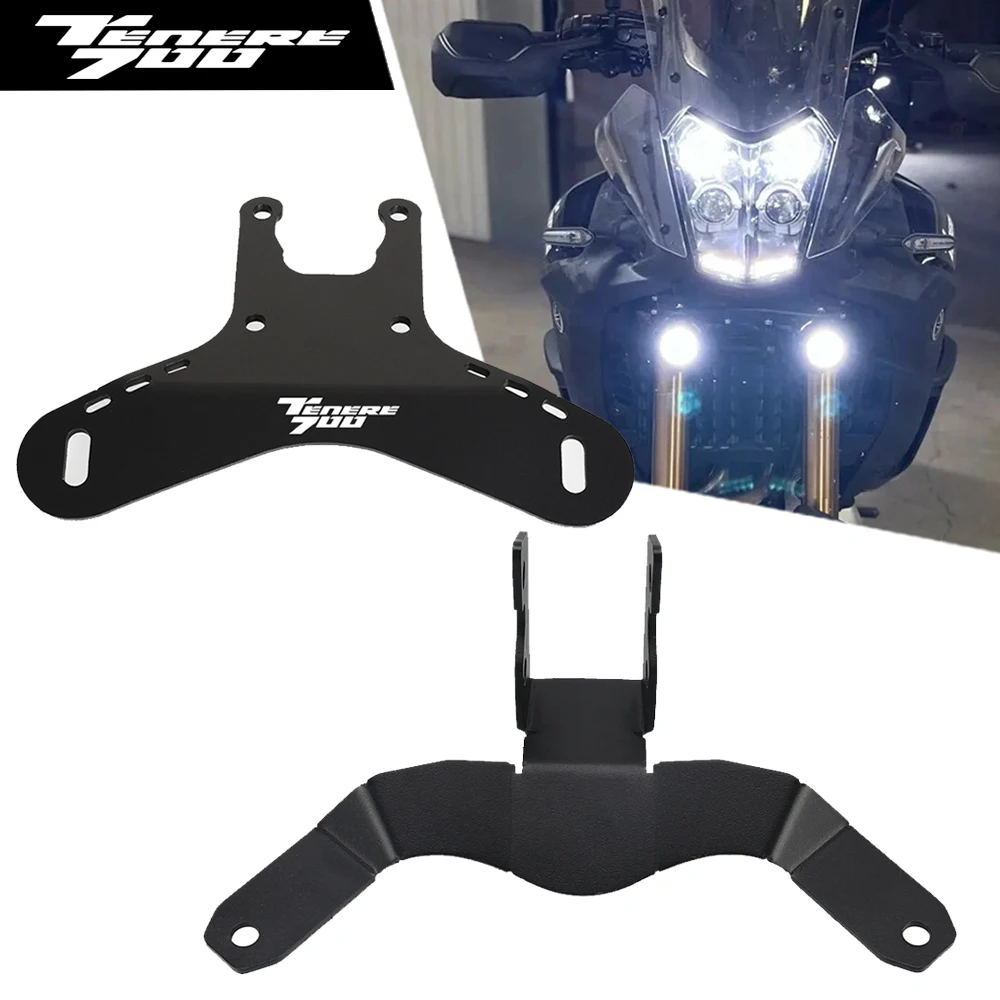 

For YAMAHA TENERE 700 2019-2025 Tenere700 World Raid XTZ 700 Motorcycle Auxiliary Fog Light Mounts Bracket Driving Lamp Holder