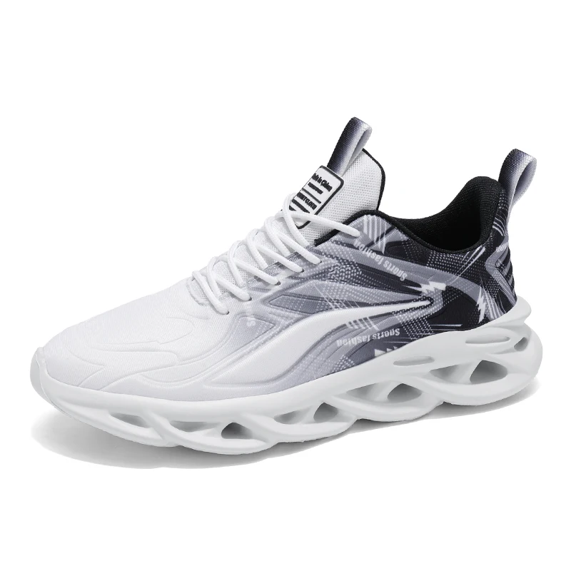 

Мужская повседневная спортивная обувь, дышащая, легкая обувь на плоской подошве, обувь для бега и ходьбы, новый мужской модный стиль.