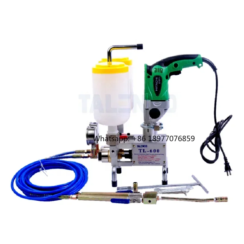 Waterproof High Pressure Pu Grouting Machine Electric High Pressure Grouting Injection Machine