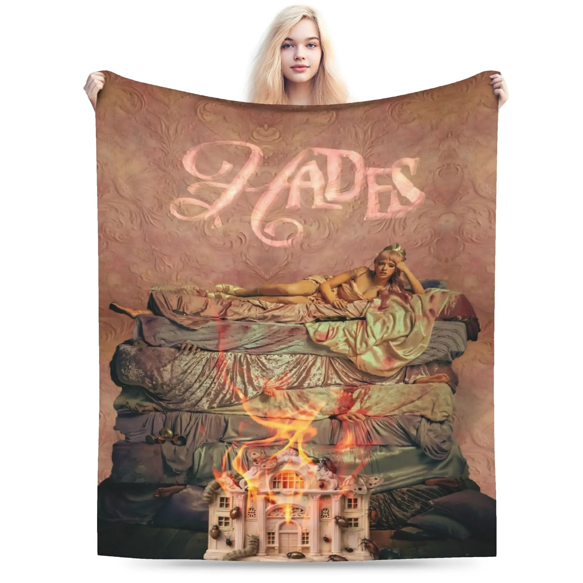 HADES SACRIFICE Melanies Martinez Blankets Super Soft Flannel Novelty Present  Throw Blanket Rug Piece