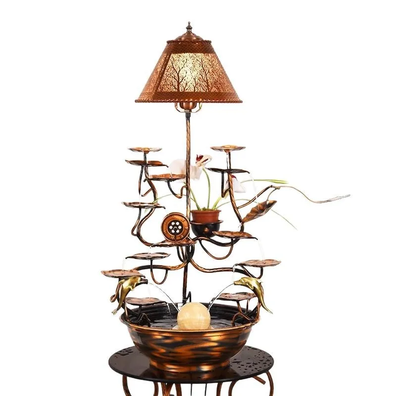 Fengsheng Shuiqi pure copper flowing water lucky ornament circulating water fish tank living room balcony company housewarming