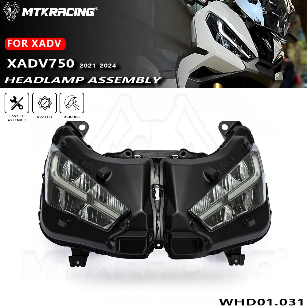

FOR HONDA XADV 750 2021-2024 Motorcycle Front LED Headlight Assembly Headlamp Head Lamp Light