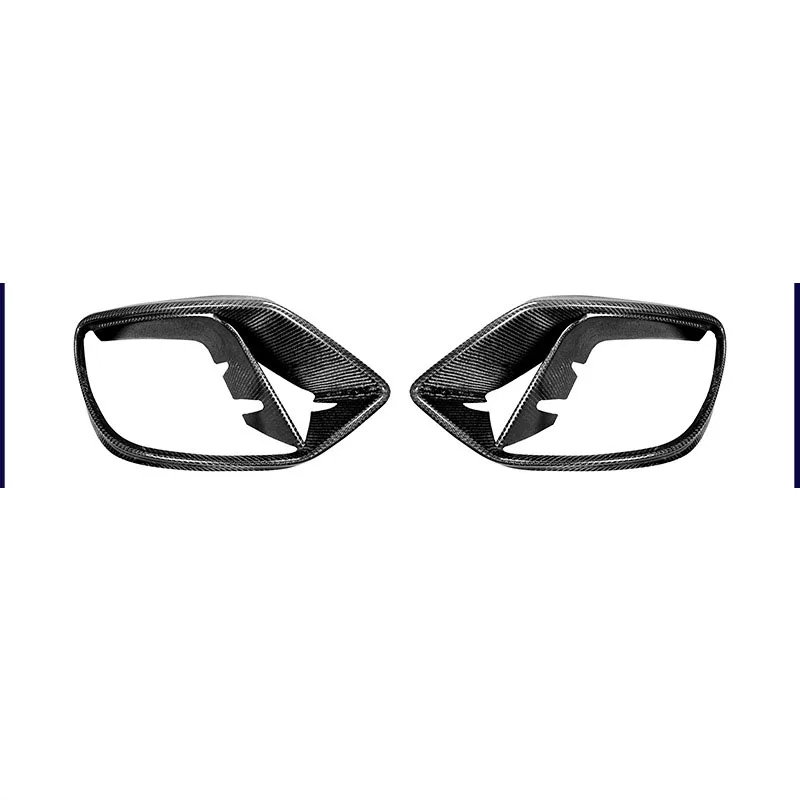 

Carbon Fiber Front Lever Fog Light Frame Wind Outlet Auto Parts for Mercedes Benz AMG GT50 GT53 GT63 2019-2020