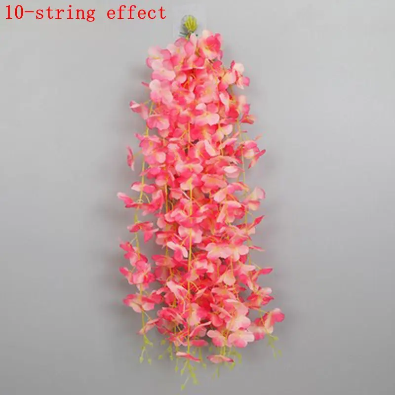 5/10/20 Stück Glyzinien Künstliche Blumenrebe 60 cm Hängende gefälschte Blumen Girlande für Heimdekoration Garten Hochzeit Party Dekoration Wand – Detail 12