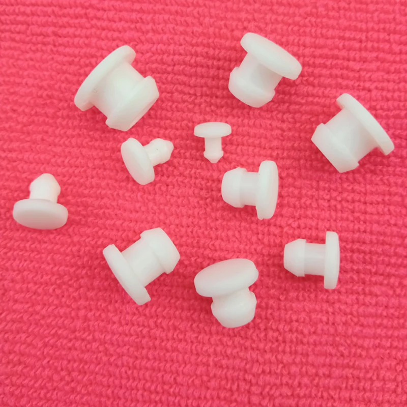 White Silicone Rubber Snap-on Hole Plug Blanking End Caps Seal Stopper 2.5 3 3.5 4 4.5 5 5.5 6 6.5 7 7.5 8 to 12mm