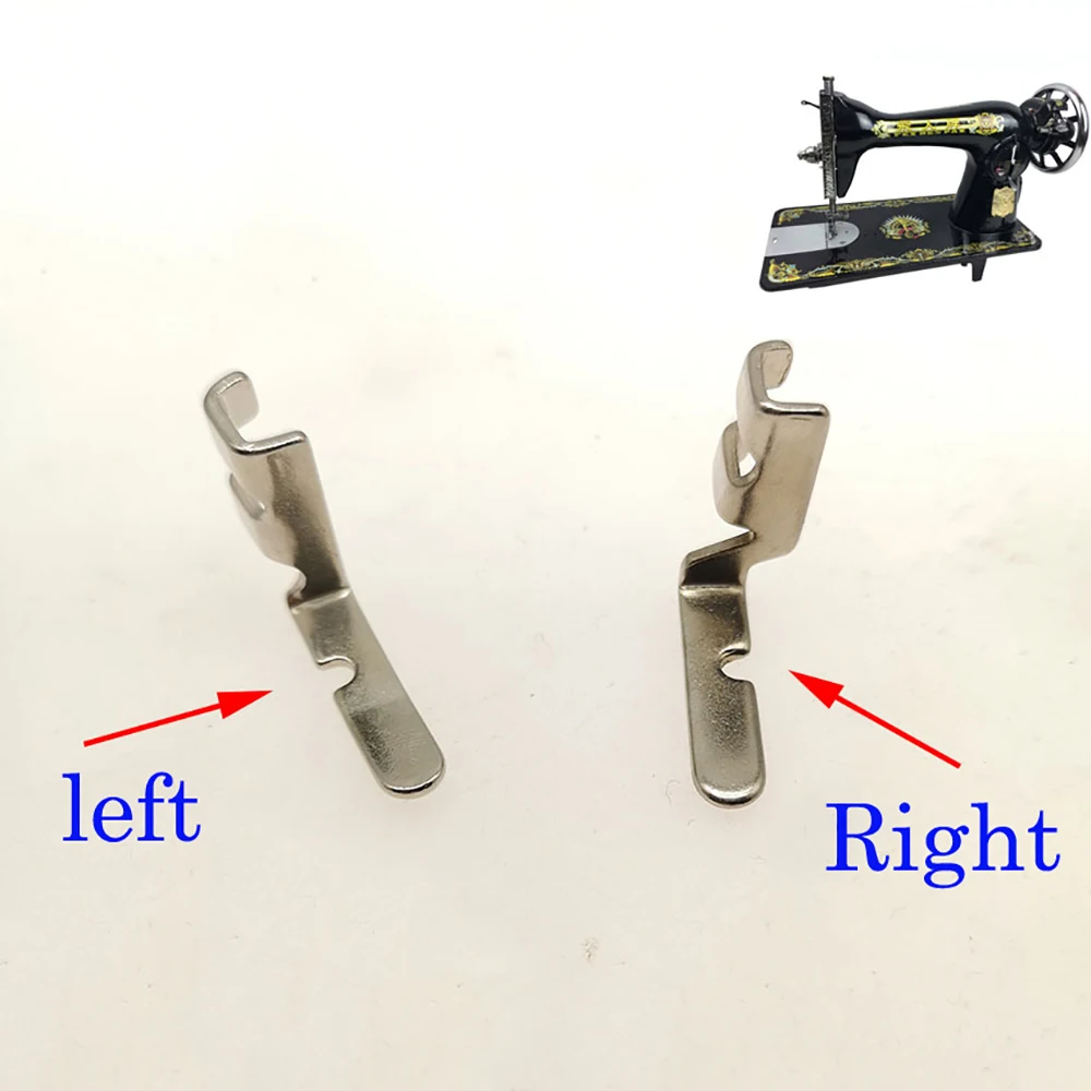 Left/Right Invisible Zipper Edge Guide Presser Foot Unilateral Zipper Feet Household Sewing Machine Embroidery Hoop Accessories