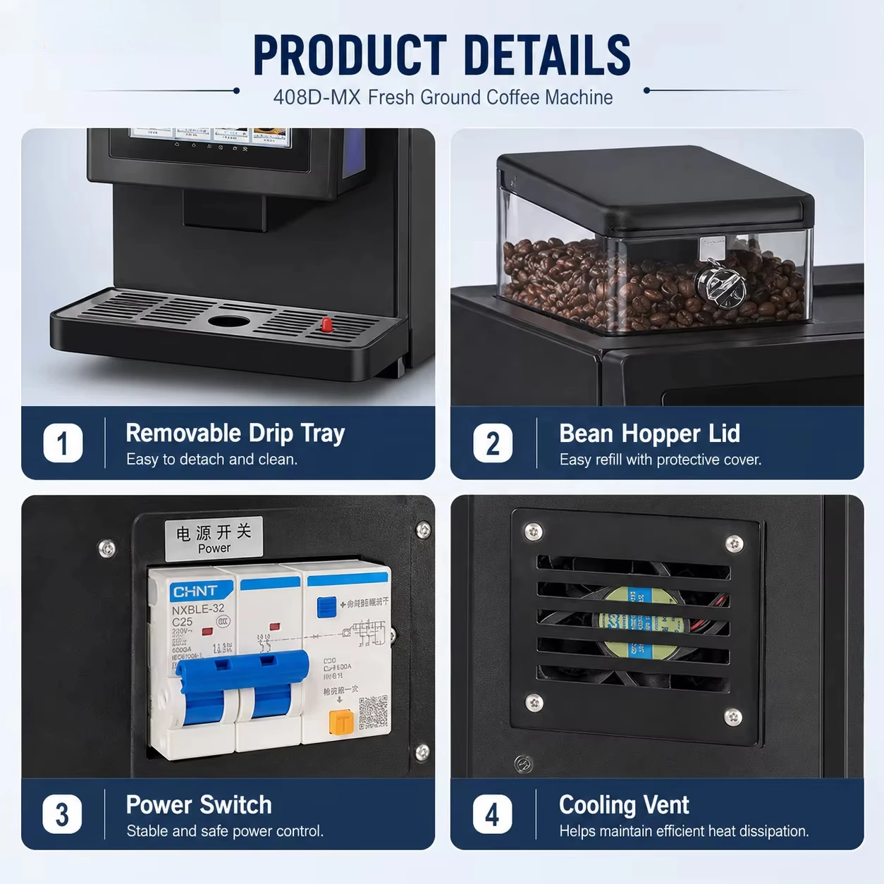 FOODLINE Beginner Snack Shop Coffee Vending Machine Simplified Payment Panel Low Investment Unmanned Drink Machine