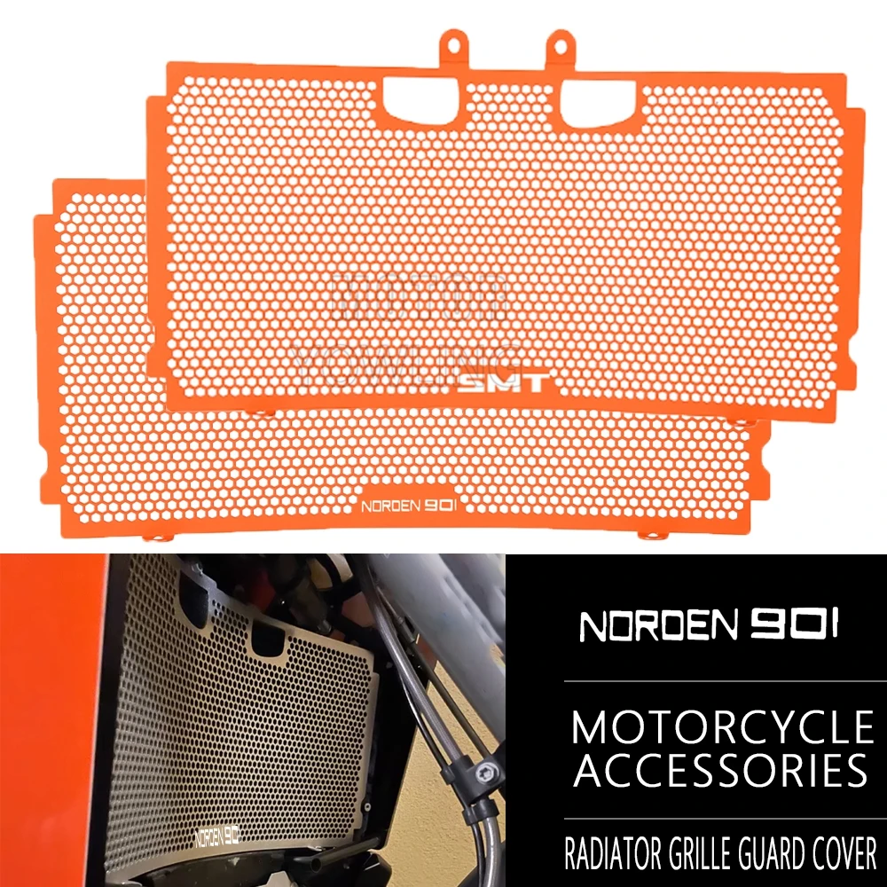 Motorcycle Accessories Radiator Grille Guard Cover Protector For KTM 890 SMT 2023-2025 2024 2022 Husqvarna Norden 901 Norden901