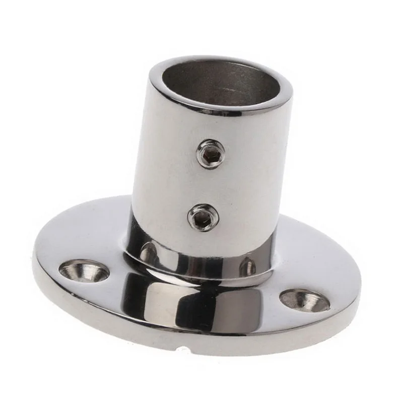 Części łodzi i akcesoria podstawa ręczna poręcz 0.98 "(25mm) rura okrągła łódź morska ze stali nierdzewnej 90 stopni