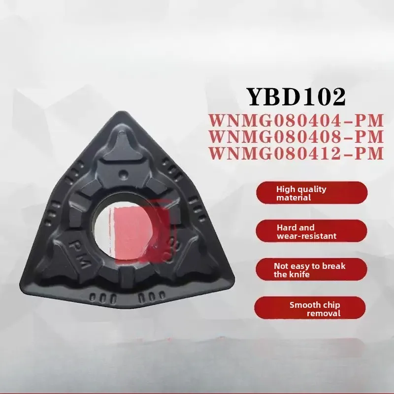 

Original Zhuzhou CNC Carbide Inserts YBC152 YBD152 YBD102 YBD052 WNMG080404-PM WNMG080404 PM WNMG 080404