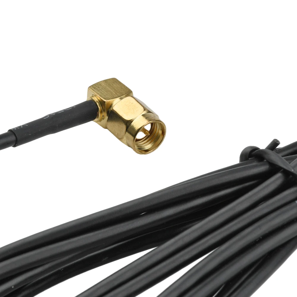 Antena magnética de 433-860MHz 900-1800MHZ, conector macho recto SMA de alta ganancia externo para antena enrutadora GSM/GPRS 3M