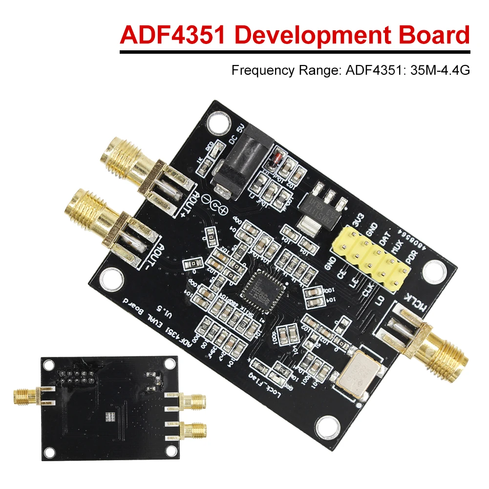 ADF4351 Development Board 35M-4.4GHz PLL RF Signal Generator Module Source PLL Phase Locked Loop Frequency Synthesizer