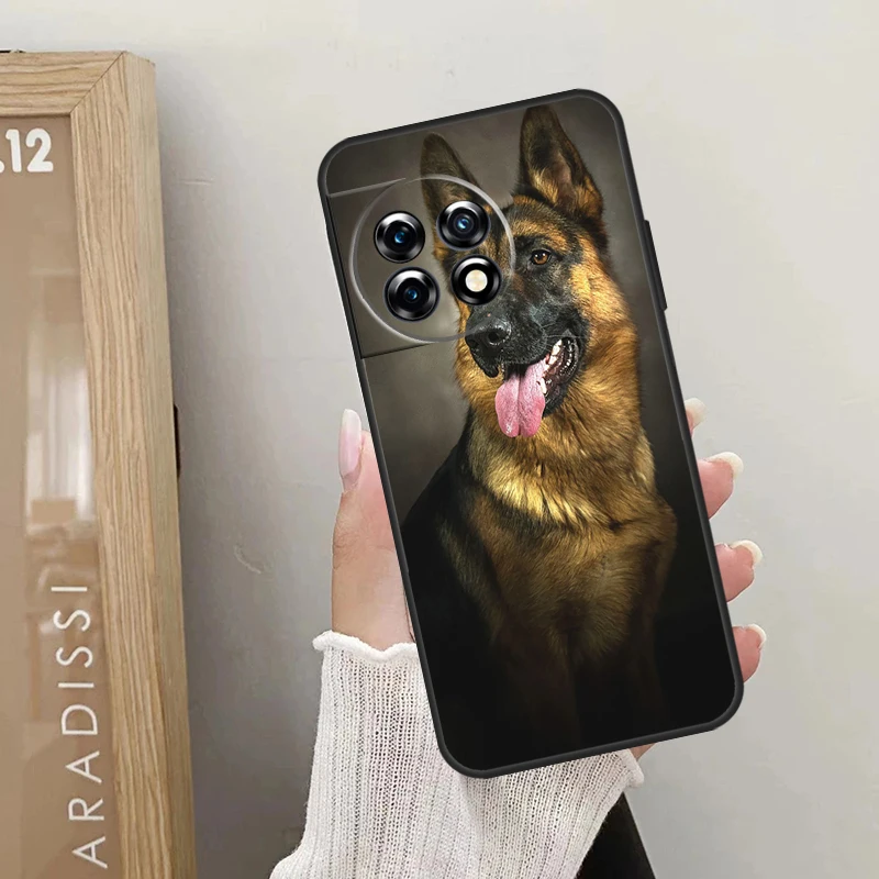 German Shepherd Dog Case For OnePlus 12R 12 11 9 10 Pro 10R 10T OnePlus Nord 3 2T N10 N20 CE 2 Lite CE4 Cover