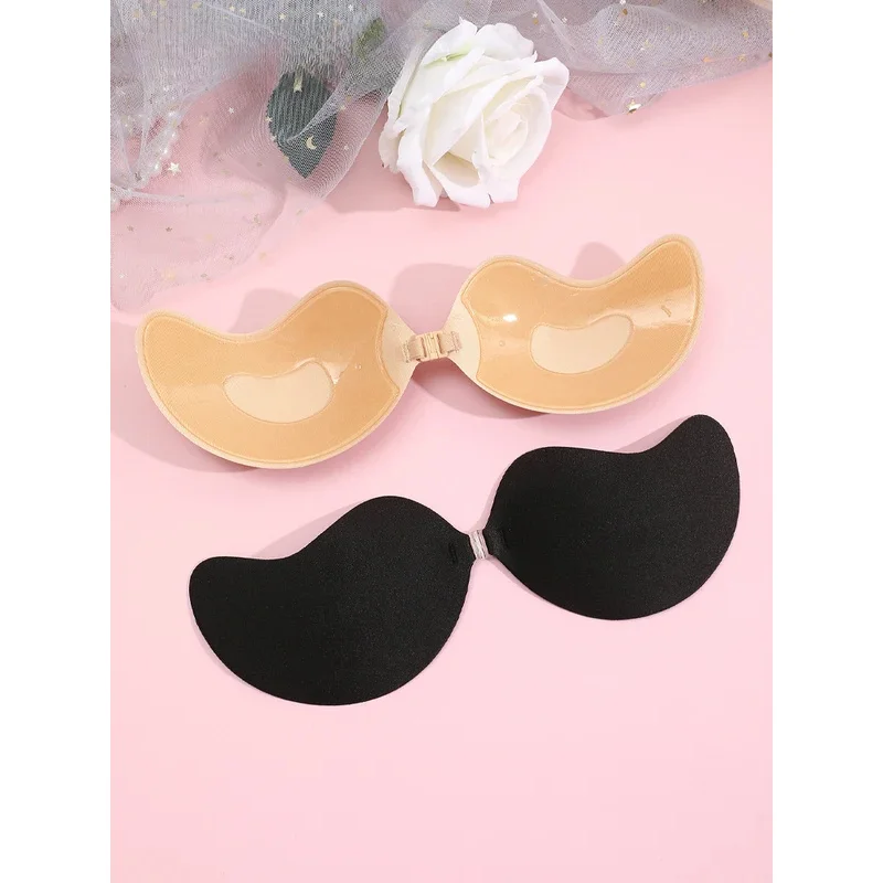 1 Piece Invisible Stick On Lift Bra Strapless Seamless Push Up Anti Convex Women Lingerie Underwear Accessories