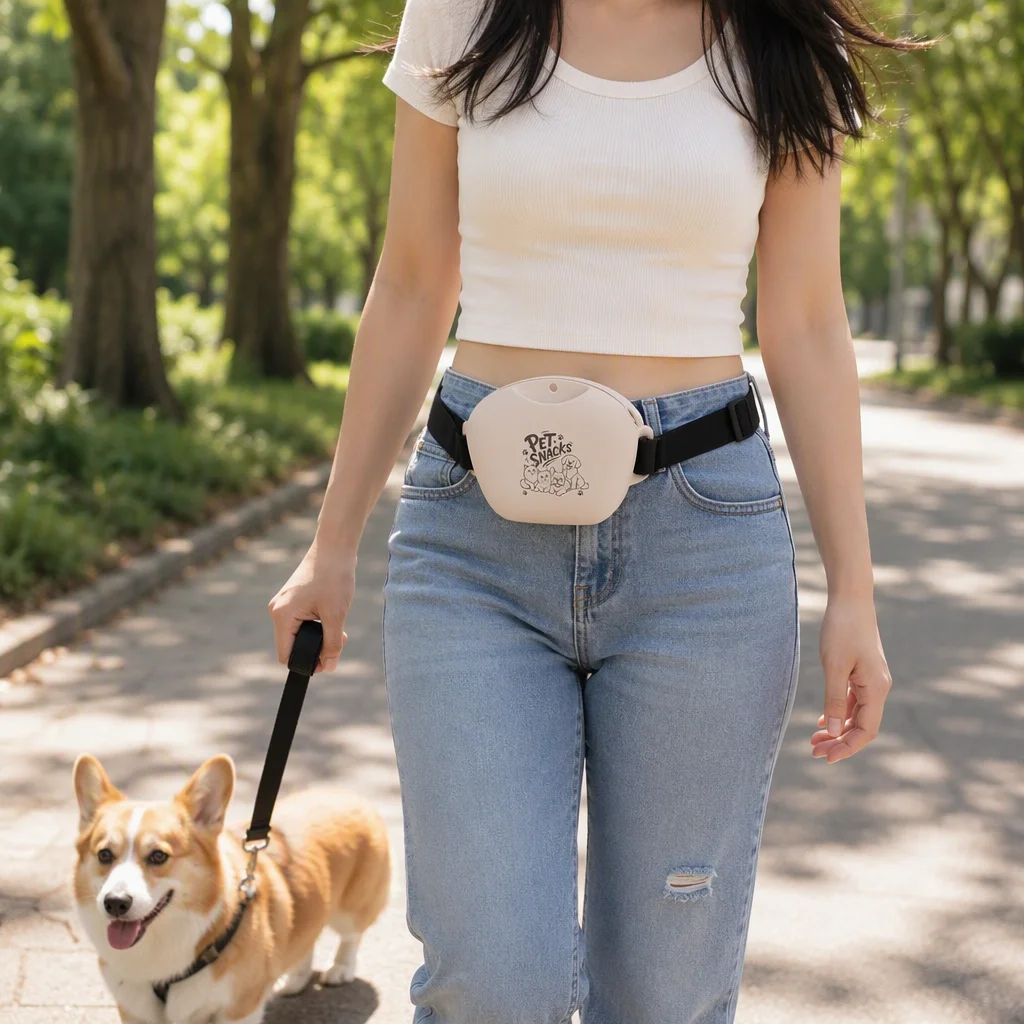 Bolsa de almacenamiento de golosinas para mascotas, bolsa de almacenamiento de golosinas para el adiestramiento