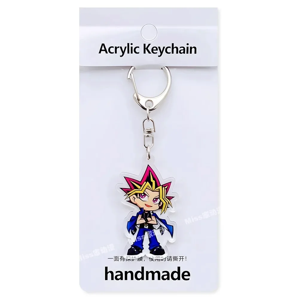 DIY Yu-Gi-Oh! Acrylic Keychain Seto Kaiba Yugi Muto Blue-Eyes White Dragon Anime Peripheral Game Collection Card Holiday Gift