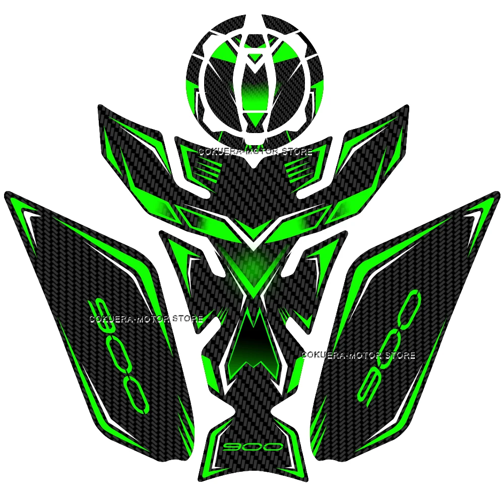 For Z900 Z 900 Motorcycle Fuel Tank Sticker Protection Sticker Decal Knee Pad Sticker