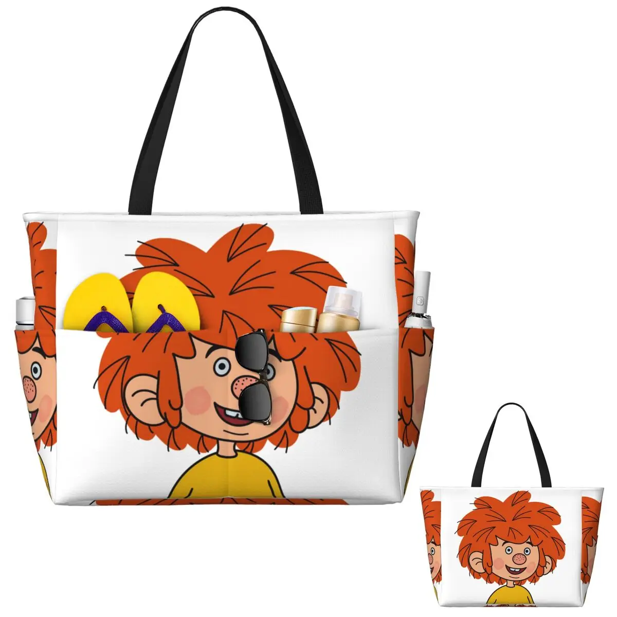 Pumuckl Beach Tote Bag Deporte Gimnasio Yoga Duffle Bolso grande Bolsa de viaje para mujer Bolsa de fitness
