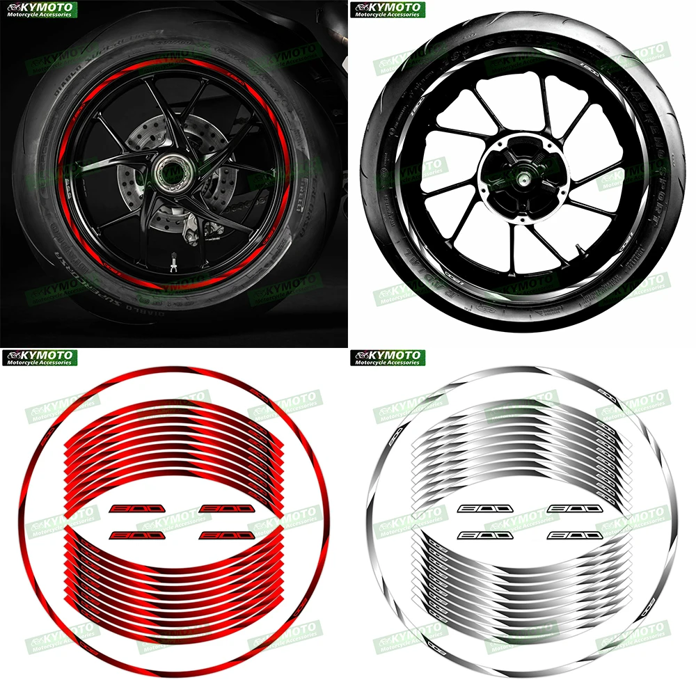 

Аксессуары для мотоциклов Z800 Z 800, 17-дюймовые наклейки на передние и задние колеса, обтекатель, модифицированные светоотражающие наклейки, украшение