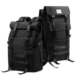 Roll-Top-Laptop-Rucksack für 15,6-Zoll-Laptop, erweiterbarer Reise rucksack mit großer Kapazität, wasserdichter Sport-Wander rucksack