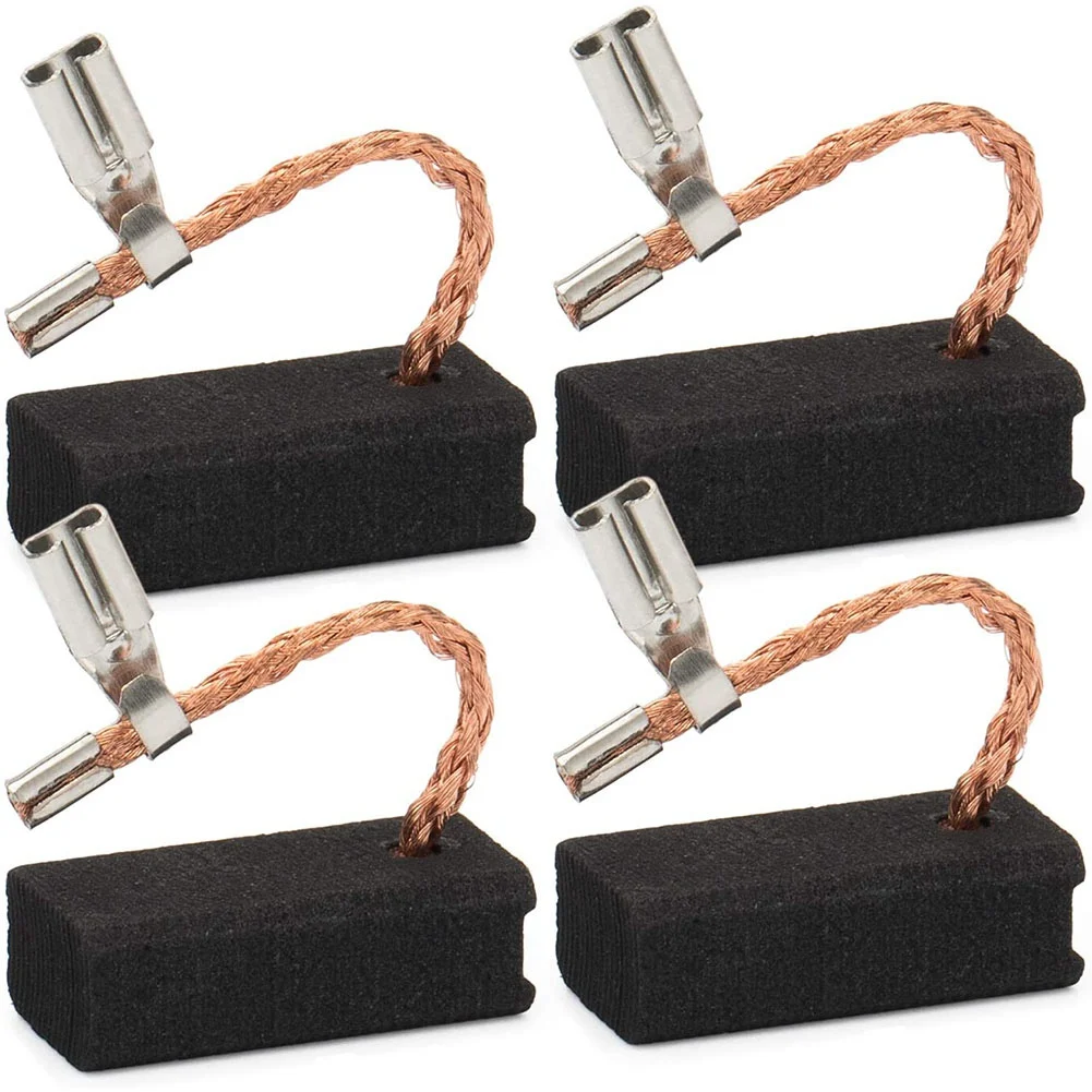 Spazzola di carbone AA86 4 pezzi compatibile per router DWP611 Porter Cable 450, sostituzione per DWP611PK, A27343 (6X9X19,5 mm)