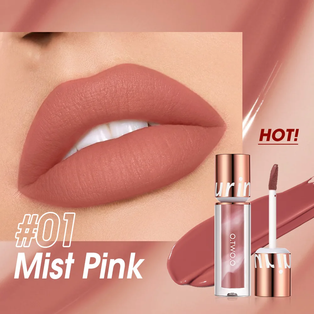 O.TWO.O SC057 Velvet Smooth Lollipop Lipstick Soft Matte Long Lasting Waterproof Non Transfer Lip Glaze Bestseller 2026 New